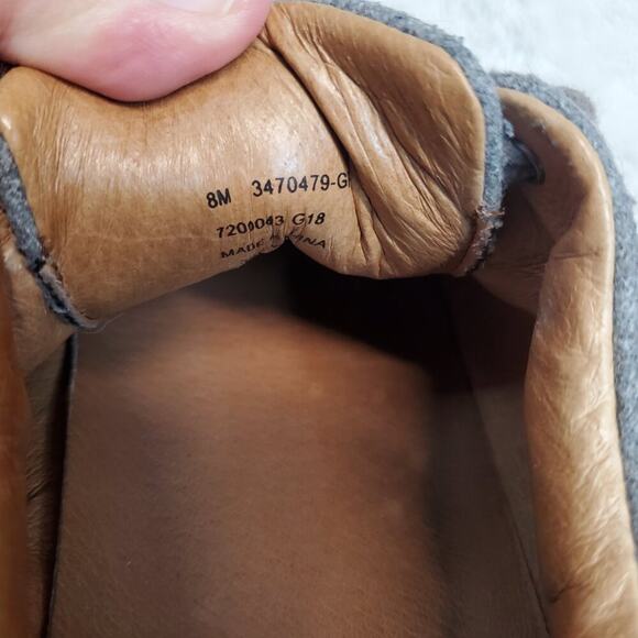 Frye Gray Ivy Low Lace Wool Blend Casual Bohemian Classic Sneakers Shoes Women 8 - Picture 9 of 10